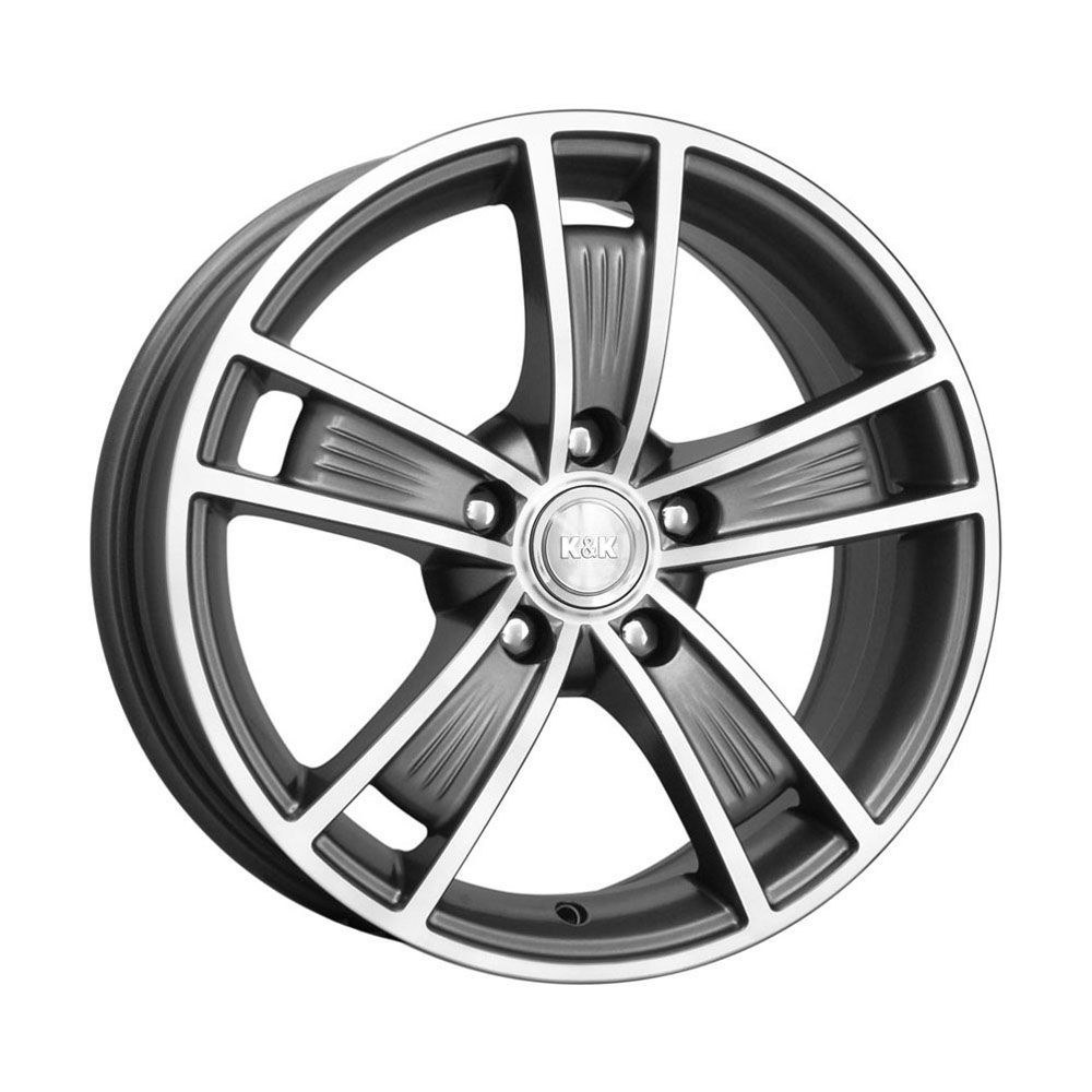 Колесный диск K&K  Диксон-оригинал (КС448)  7,0\R16 5*120 ET34  d72,6  Алмаз-графит  [r4766]