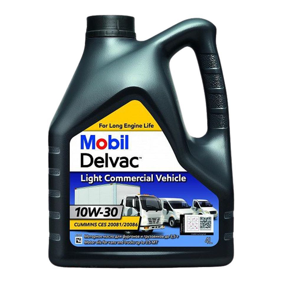 Mobil  Delvac LCV  10W30  синт.  4л (154620)