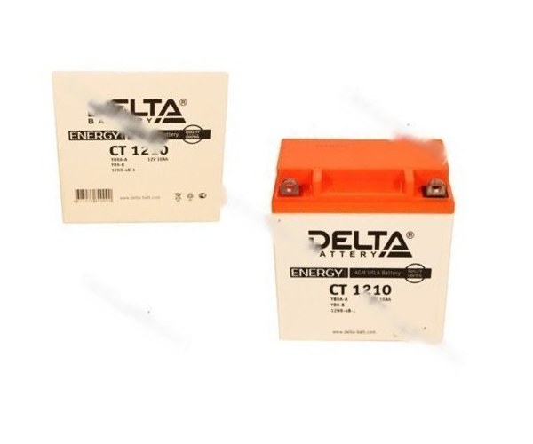 Аккумулятор DELTA MOTO CT 1210 137x77x138 с/эл YB9A-A YB9-B
