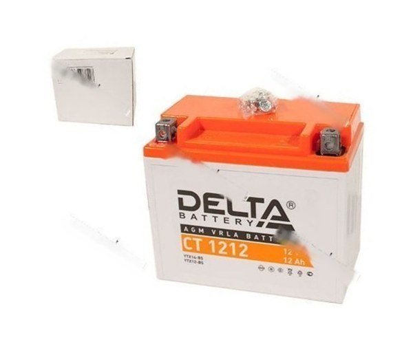 Аккумулятор DELTA MOTO CT 1212 150х87х130 с/эл YTX14-BS YTX12-BS