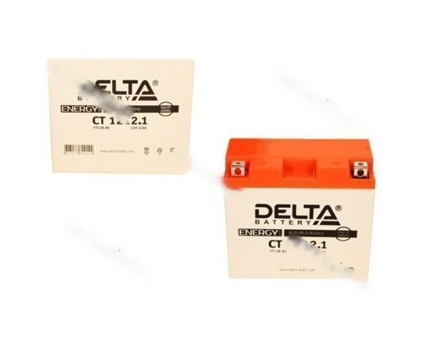 Аккумулятор DELTA MOTO CT 1212,1 151x70x131 с/эл YT12B-BS