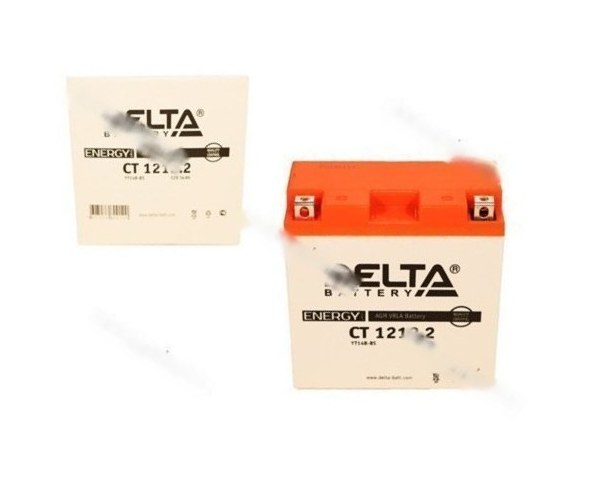 Аккумулятор DELTA MOTO CT 1212,2 152x70x150 с/эл YT14B-BS