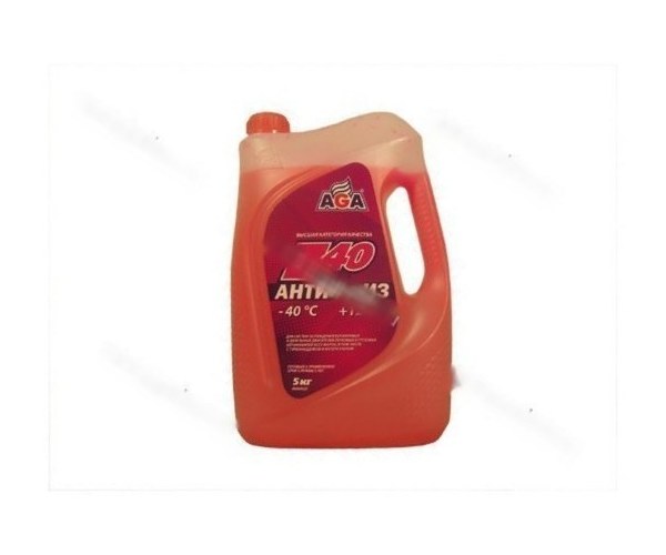 Антифриз AGA-40 002Z G12++ 5кг красный