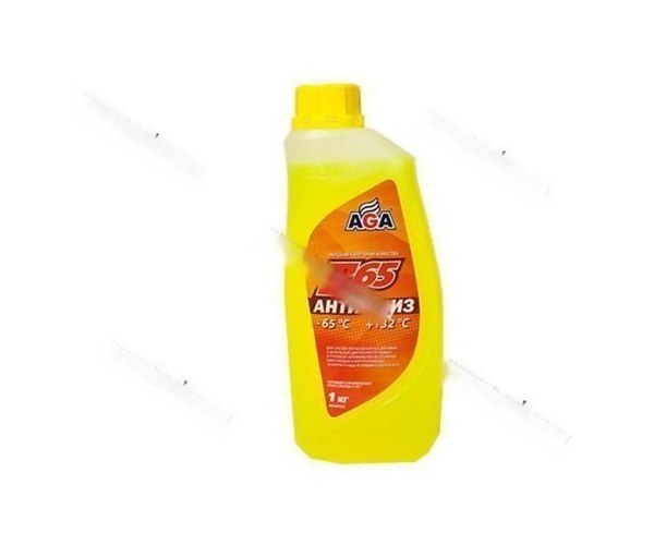Антифриз AGA-65 042Z G12++ 1кг желтый