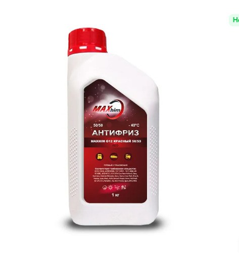 Антифриз  MAXHIM G12+  1кг красный MHR11240