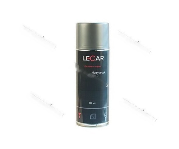 Антикоррозийная Мастика LECAR 520мл резинобитумная аэрозольная