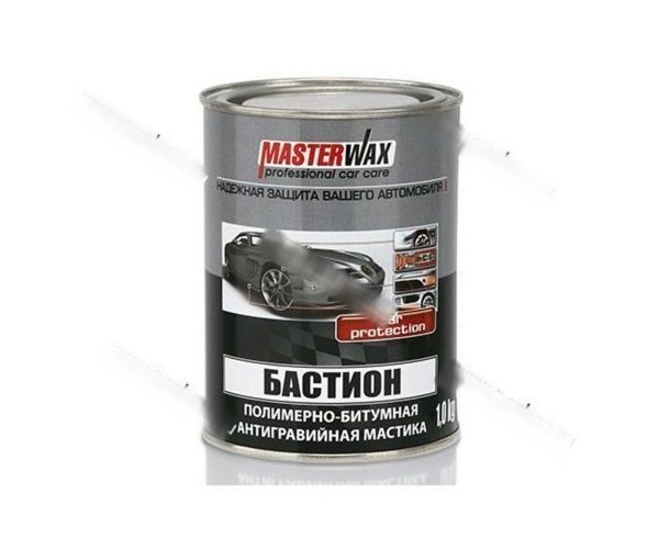 Антикоррозийная Мастика MasterWax БАСТИОН 1,0кг полимерно-битумная