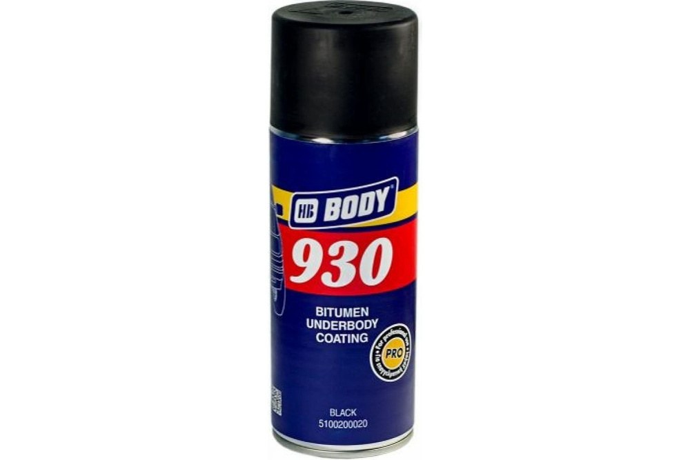 Антикоррозийное покрытие HB BODY 930 BITUMEN 400мл эрозоль
