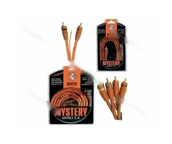 Кабель RCA 2-х канальный 5м двойной экран MYSTERY MPRO 5.2