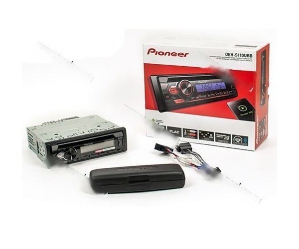 Автомагнитола PIONEER CD/MP3/USB/AUX-In 4х50Вт DEH-S110UB красная подсветка SALE