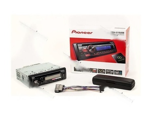Автомагнитола PIONEER CD/MP3/USB/AUX-In 4х50Вт DEH-S110UBB синяя подсветка SALE