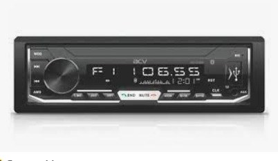 Автомагнитола ACV FM/MP3/USB/SD/Bluetooth белая подсветка несъемная панель AVS-816BW