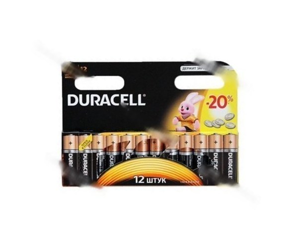 Батарейка DURACELL LR6 АА BL-12 BASIC