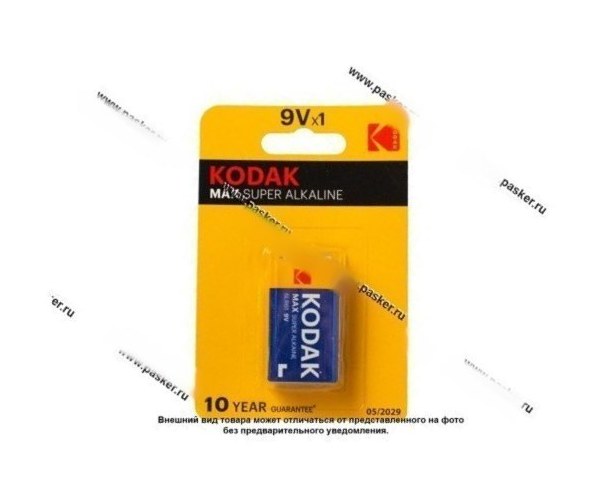 Батарейка KODAK 6LR61 BL-1 MAX