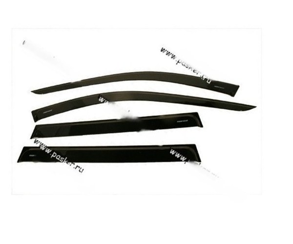 Дефлектор боковых окон Voron Glass LADA Largus 2012 накладной 4шт