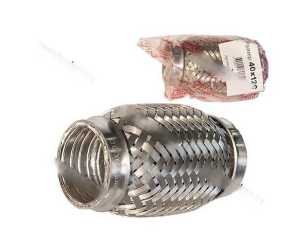 Гофра глушителя 40x120 Garde 3х слойная Interloсk G40120