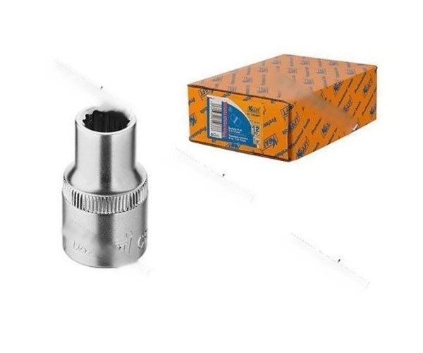 Головка торцевая 8 1/2 короткая 6-гранная KRAFT KT 700322