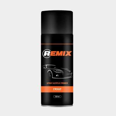 Грунтовка REMIX акрил 520мл черная аэрозоль