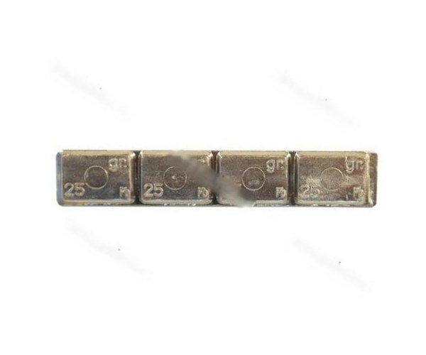 Грузик балансировочный самоклеящийся грузовой 25гр 4шт Clipper синие 0065