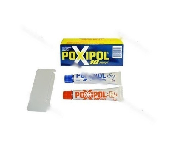 Холодная сварка POXIPOL двухкомп металлик 14мл 10мин