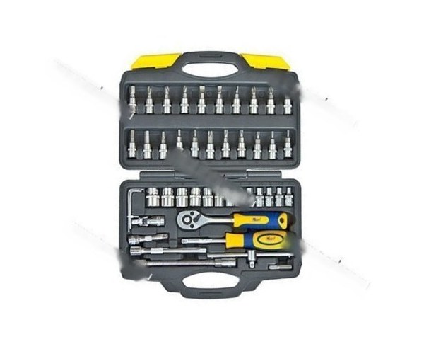 Инструмент KRAFT 46 предметов 1/4 кейс пластик KT 700618