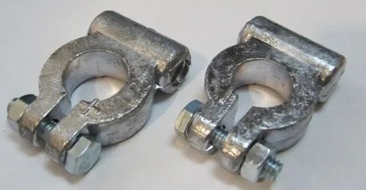 Клемма АКБ (+ -) без проводов Garde свинец обжимная G2535B