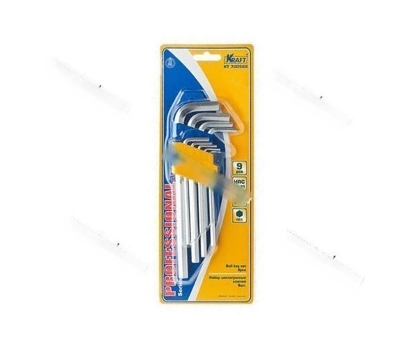 Ключи шестигранные  9 предметов 1,5-10 KRAFT 700569