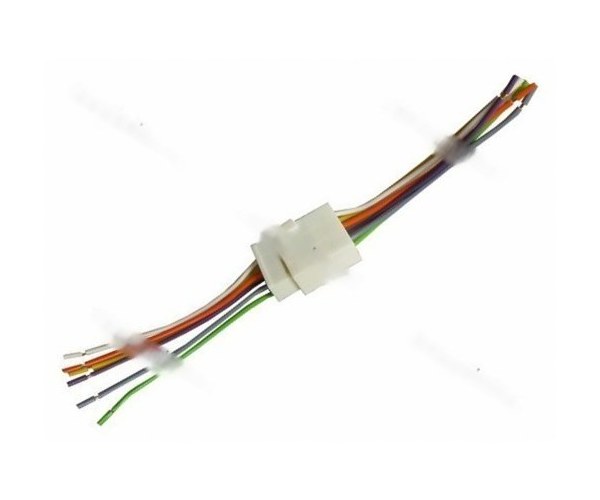 Колодка соединительная 6 местная папа+мама с проводами AVKOPRO