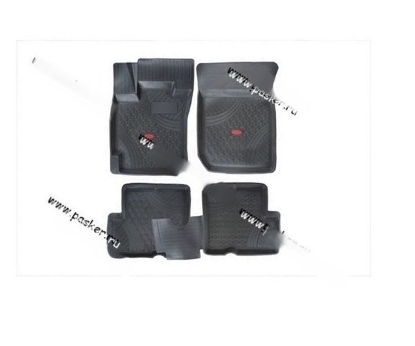 Коврики Renault Duster 2WD с 2010г по 2015г резиновые AgateK