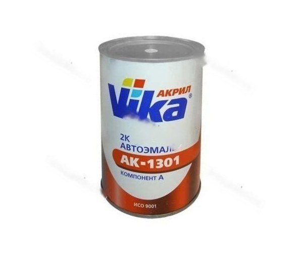 Краска 601 Черная Vika АК1301 Акрил 0,8кг