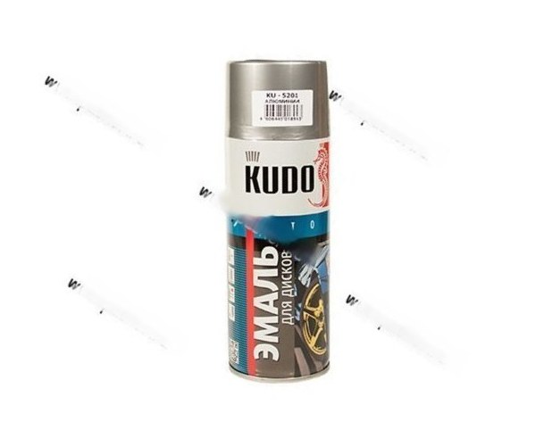 Краска для дисков Алюминий KUDO KU-5201 520мл аэрозольная
