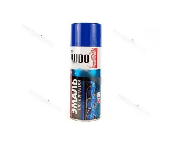 Краска для двигателя Синяя KUDO KU-5133 520мл аэрозольная