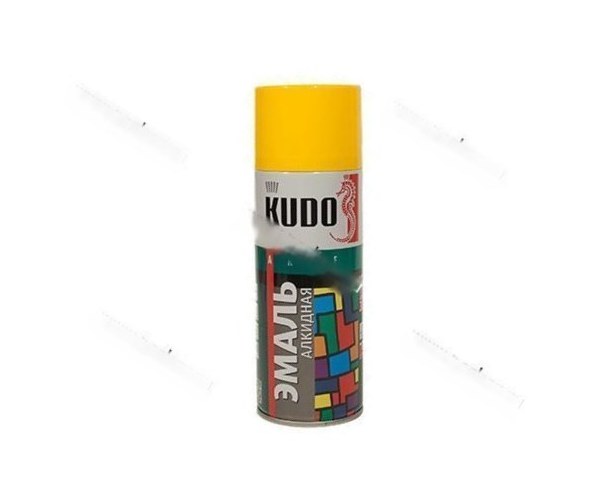 Краска Желтая KUDO KU-1013 520мл аэрозольная