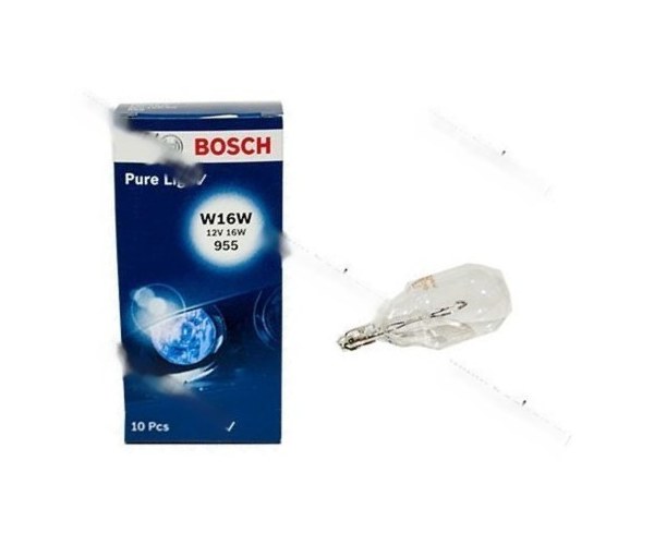 Лампа 12V16W W2.1x9.5d BOSCH 205