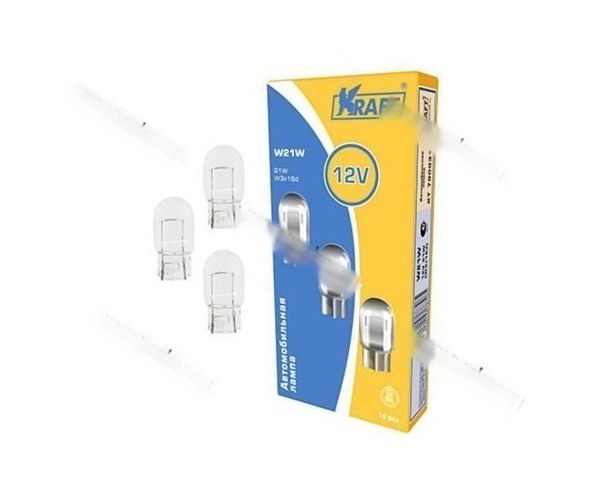 Лампа 12V21W W3x16d KRAFT 700031