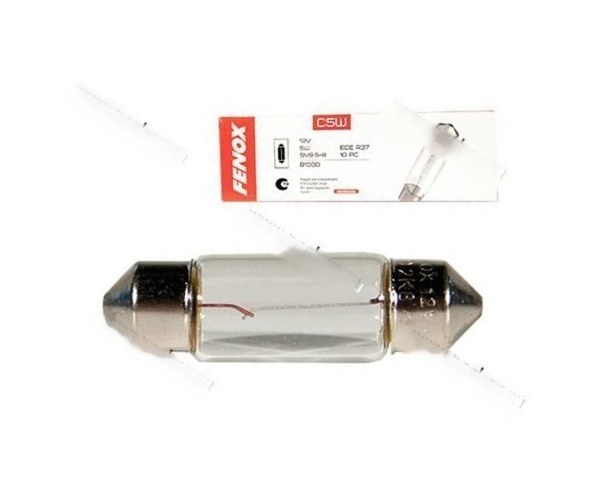 Лампа 12V5W SV8.5-8 35мм FENOX B1000