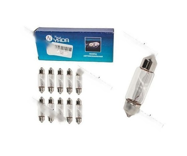 Лампа 12V5W SV8.5-8 35мм Nord YADA