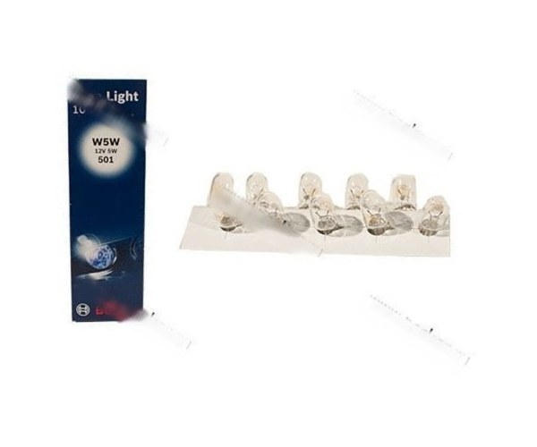 Лампа 12V5W W2.1x9.5d BOSCH 206