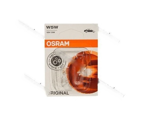 Лампа 12V5W W2.1x9.5d OSRAM ORIGINAL LINE 2825-02B