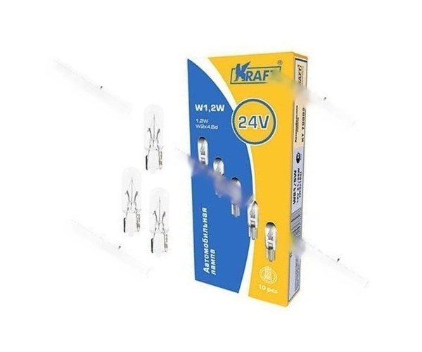 Лампа 24V1.2W W2x4.6d KRAFT 700029