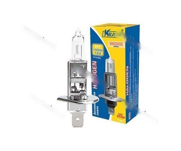 Лампа галоген 12V H1 100W P14.5s KRAFT 700001