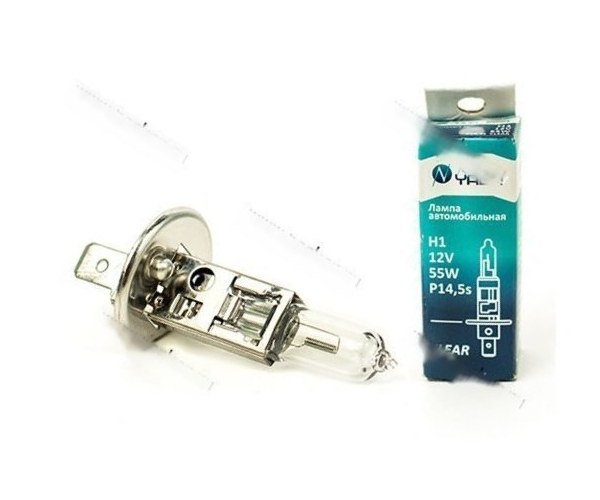 Лампа галоген 12V H1 55W P14.5s Nord YADA CLEAR