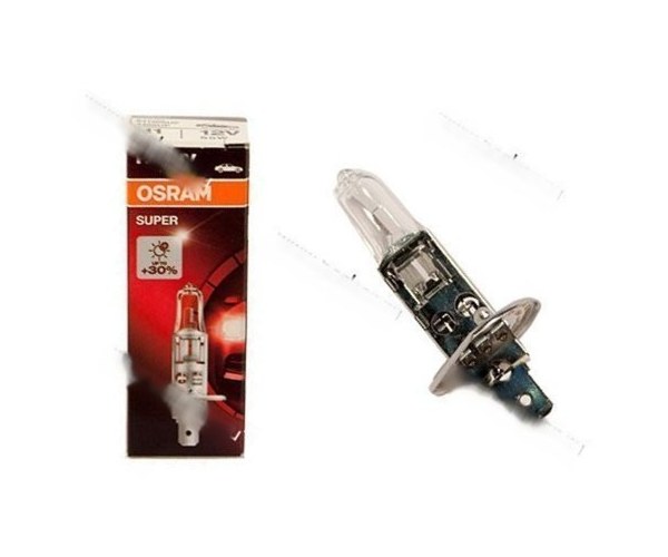 Лампа галоген 12V H1 55W P14.5s OSRAM +30% яркости 64150SUP
