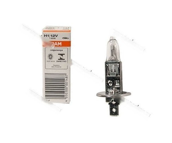 Лампа галоген 12V H1 55W P14.5s OSRAM 64150