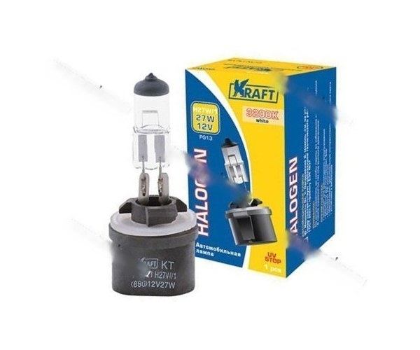 Лампа галоген 12V H27W/1 PG13 KRAFT 700021