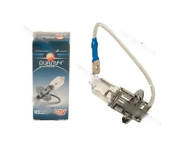 Лампа галоген 12V H3 55W Pk22s ДиаЛуч
