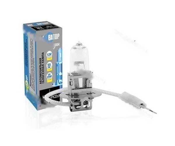 Лампа галоген 12V H3 55W Pk22s Новатор/Инноватор ИН004