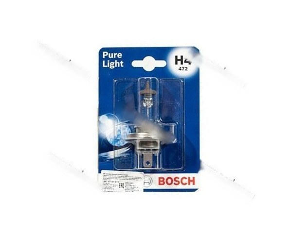 Лампа галоген 12V H4 60/55W P43t BOSCH 001