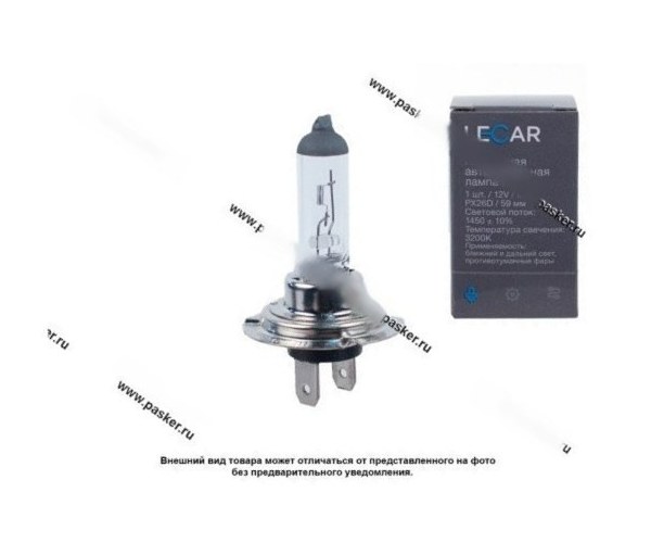 Лампа галоген 12V H7 55W PX26d LECAR