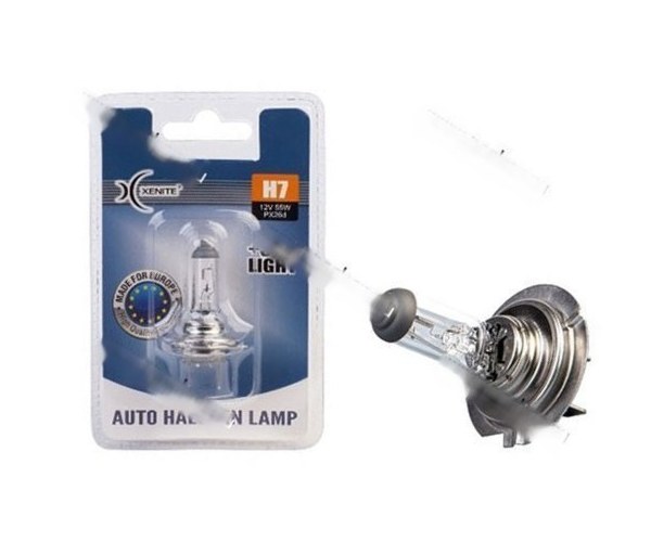Лампа галоген 12V H7 55W PX26d Xenite Standart +30% яркости